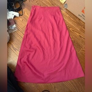 Forever 21 Vibrant Red A-Line Skirt